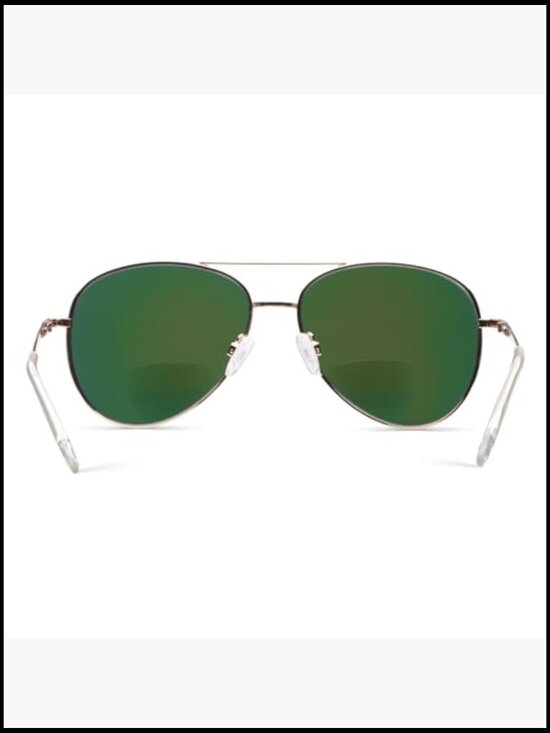 Ultraviolet Bifocal Aviator Sunglasses with Reading Lens main image 4